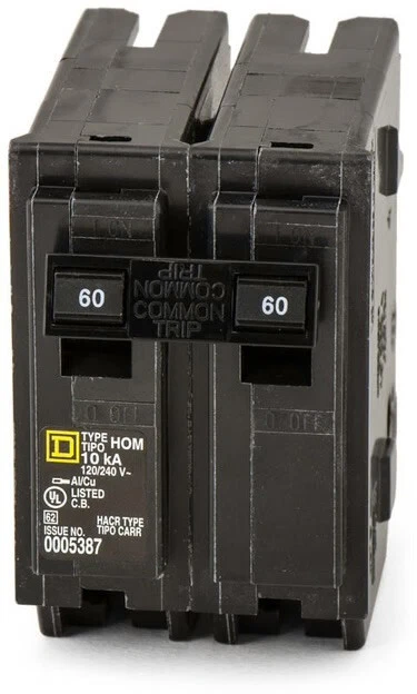 Interruptor Termomagnético 2x60A 120/240V