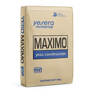 Bolsa de yeso máximo 5 Kgs Nac