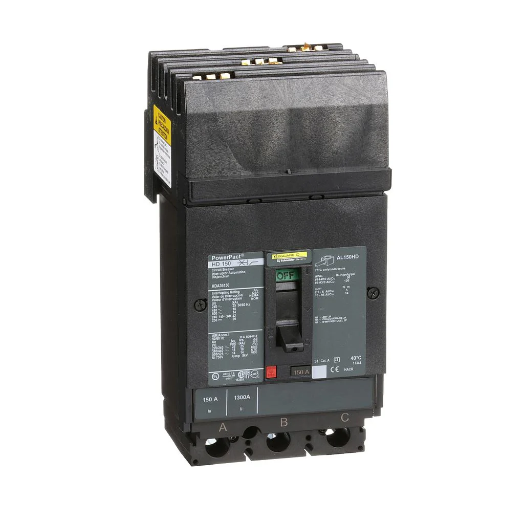 Interruptor Termomagnético 3x80A 240VCA Enchufable SQD