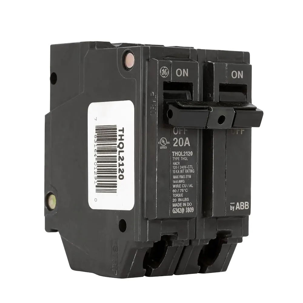 Breaker THQL 2X20A 120/240V GE
