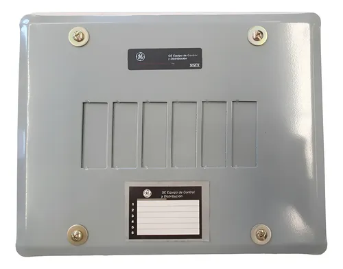 Centro de carga 6 Circuitos 1F N3R 125A SUPERFICIE GE 