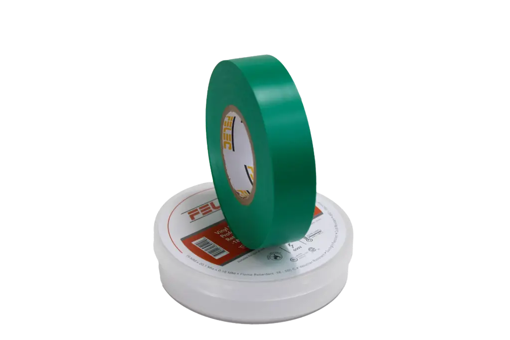 Cinta Aislante Eléctrica 19mm x 20.1m Color Verde