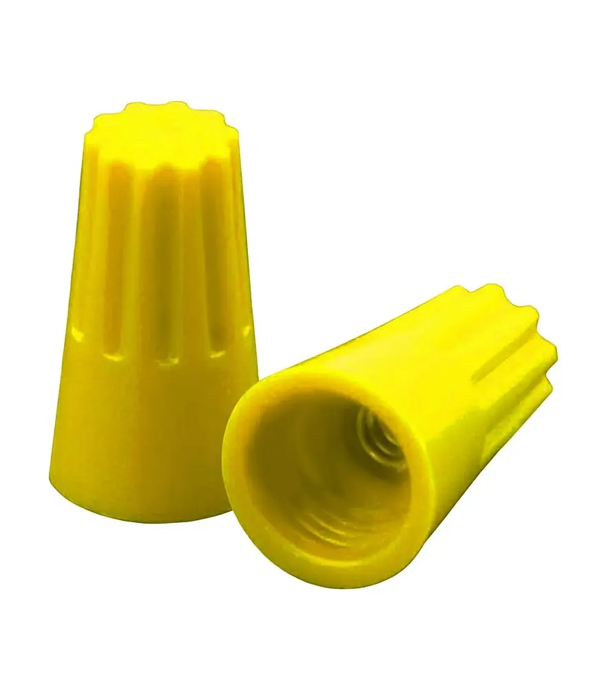 Tapón Eléctrico Para Cable 22-10 AWG Color Amarillo
