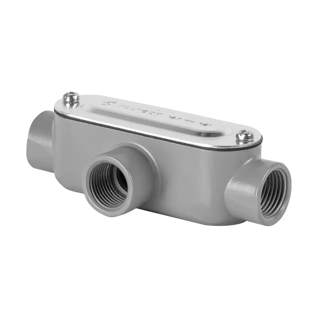 Condulet Oval Serie 3 Tipo T de 1/2"