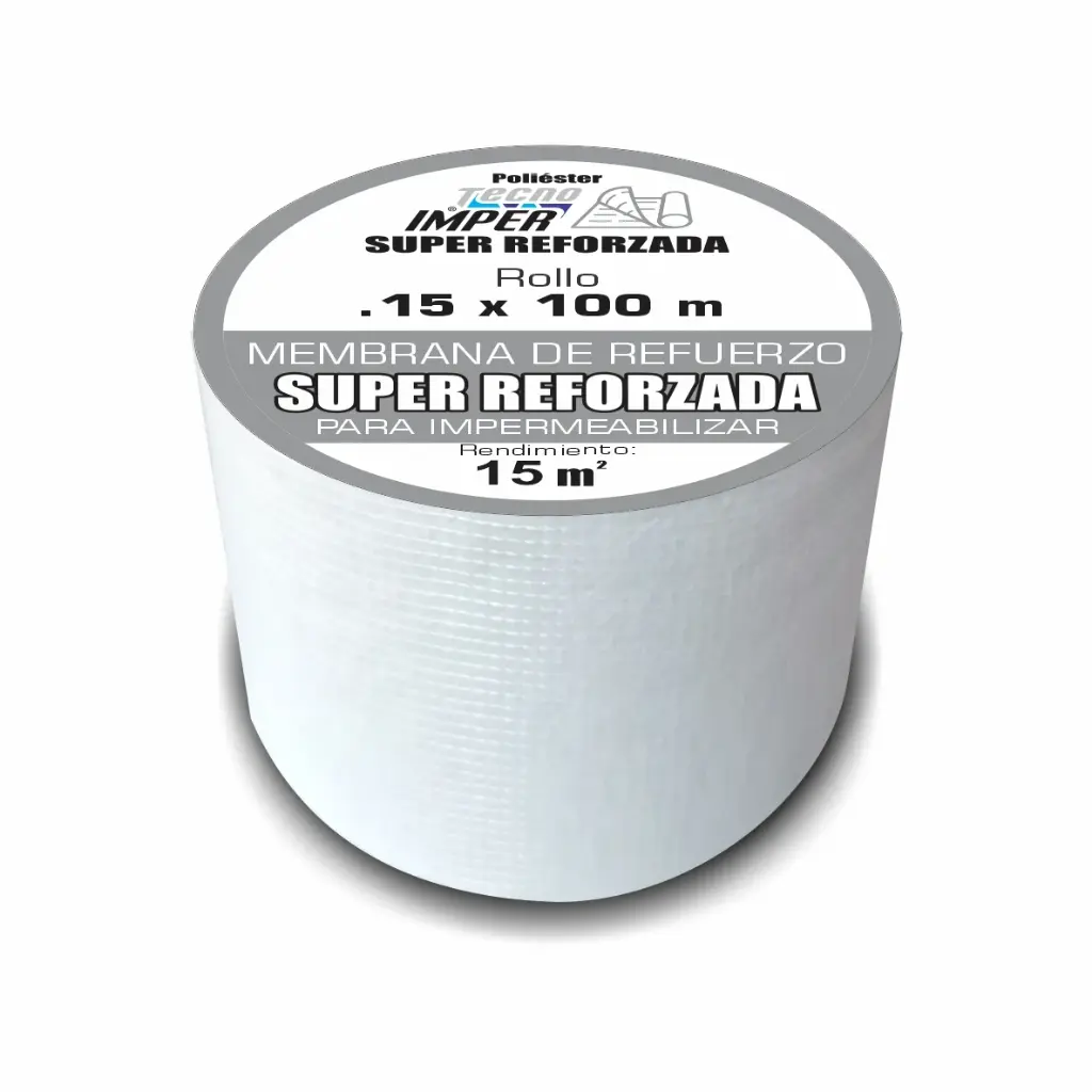 Malla P/Impermeabilizar Reforzada de 10cm x 100m  