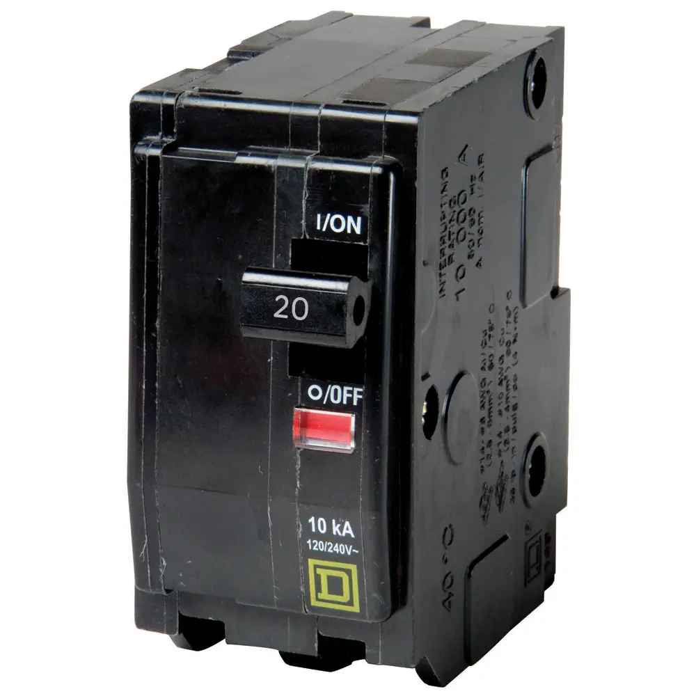 Interruptor Termomagnético 2x20A 120/240V SQD Homeline 