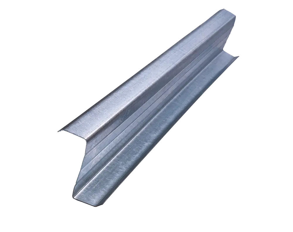 Perfil "Z" de Lamina Galvanizada Cal. 18 530mm de Largo y 25mm de Altura