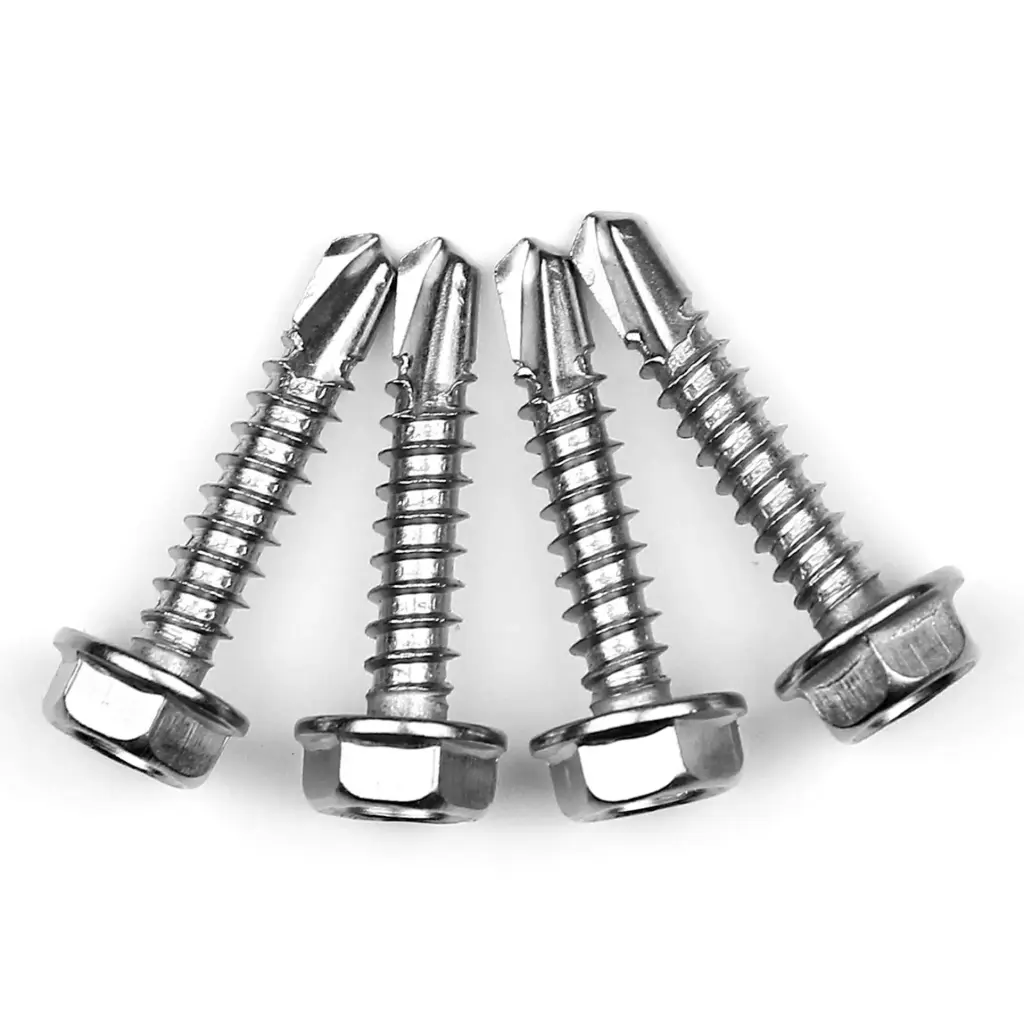 Tornillo Hexagonal de 1/4 x 1-1/2" Autorroscable para Metal 