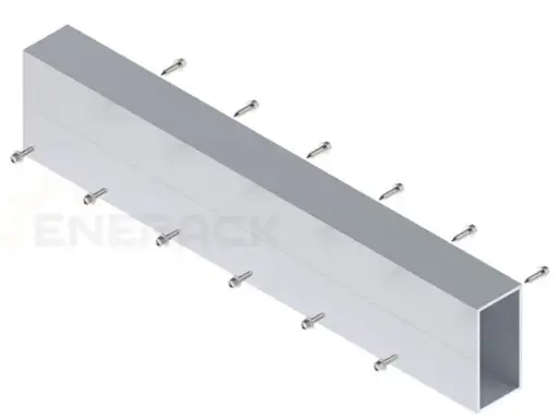 [170747] Carport Cople para riel Enerack 