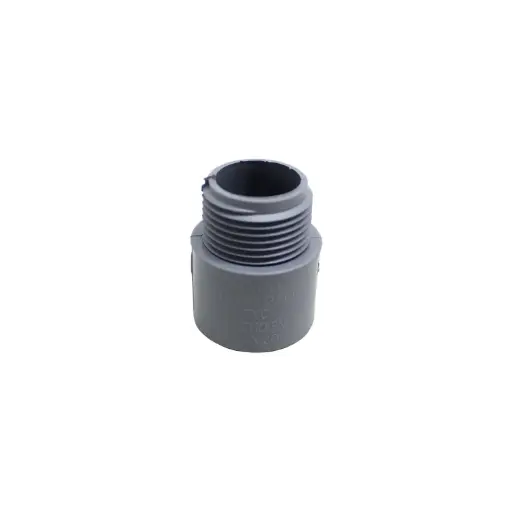 [171055] Conector PVC Gris de 1/2" C-40