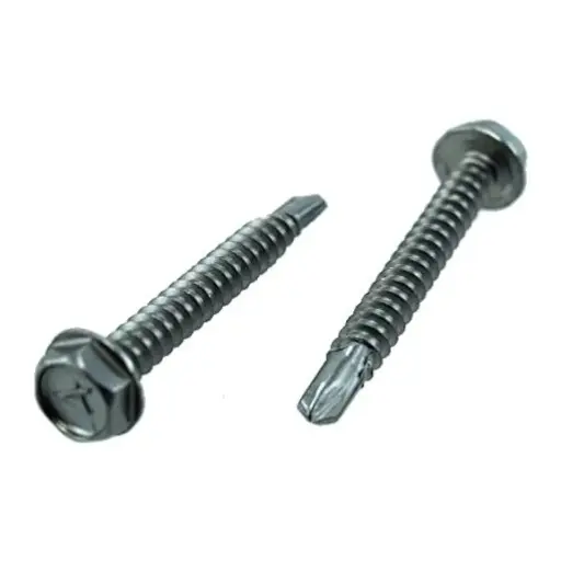 [171343] Tornillo Hexagonal Tek de Acero Inoxidable de 1/4 x 2 1/2" Autorroscable