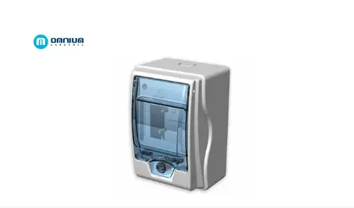 [171613] Centro de Carga Omnium IP65 para Cuatro Modulos con Riel Din