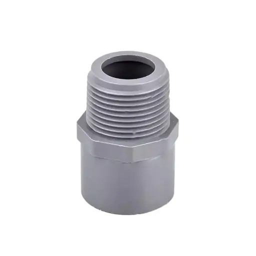 [170672] Conector PVC Gris de 3/4" C-40